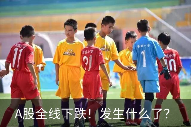 A股全线下跌！发生什么了？
